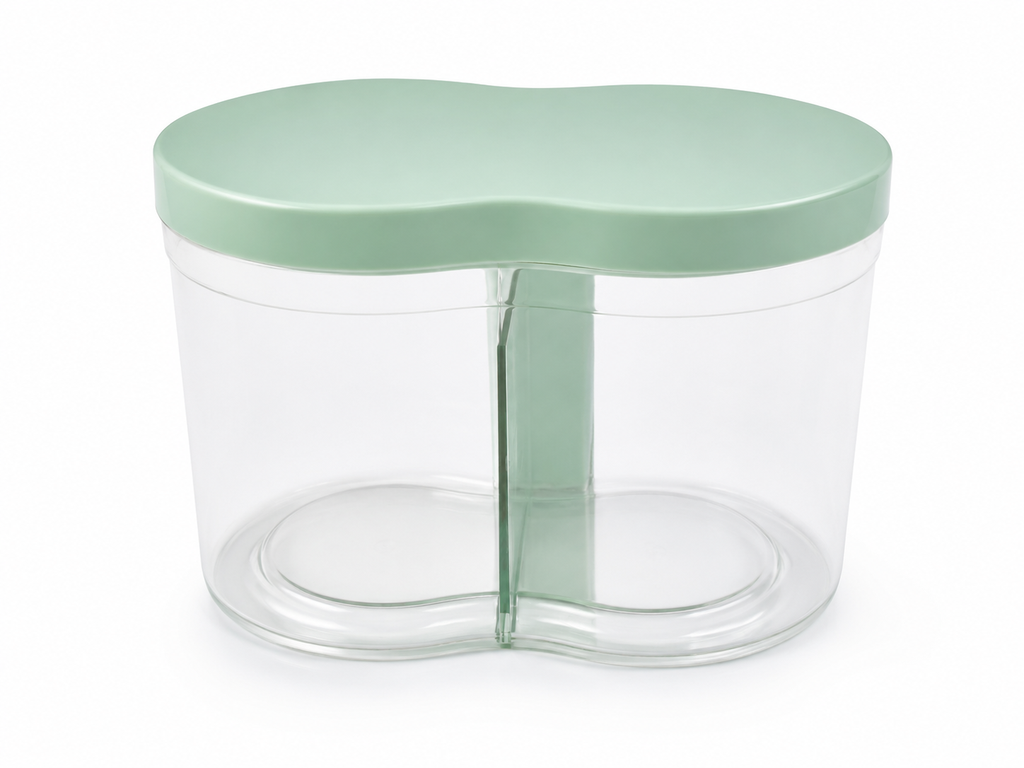 5152 CAJA DE CONDIMENTOS DE DOS COMPARTIMENTOS
