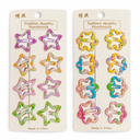 SET DE 8 CLIPS BB INFANTILES CON ESTAMPADO DE DIBUJOS ANIMADOS EN CAJA