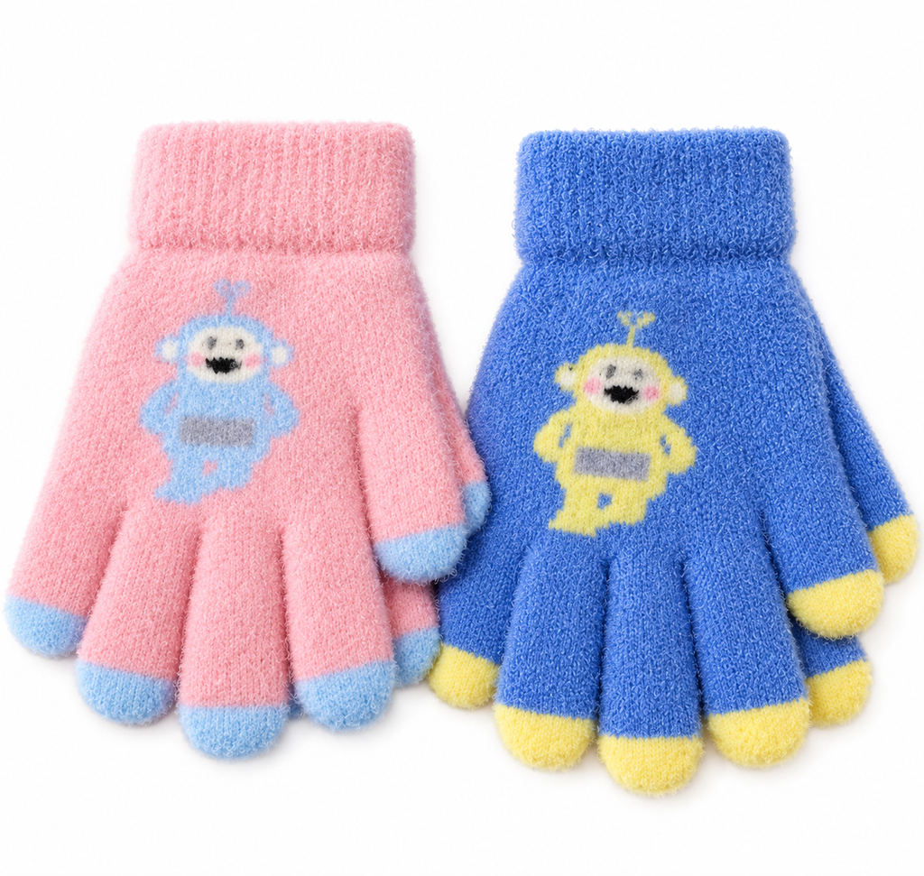 8568 GUANTES DE FELPA PARA NIÑOS