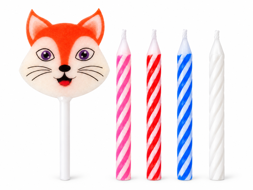 VELAS PARA CUMPLEAÑOS DE ZORRO