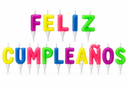 VELAS PARA CUMPLEAÑOS LETRAS