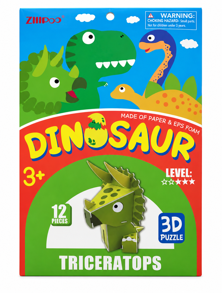 ROMPECABEZA 3D TRICERATOPS