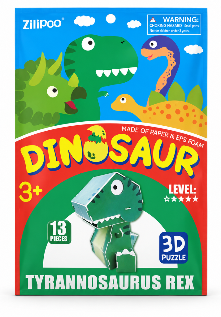 ROMPECABEZA 3D DE DINOSAURIO