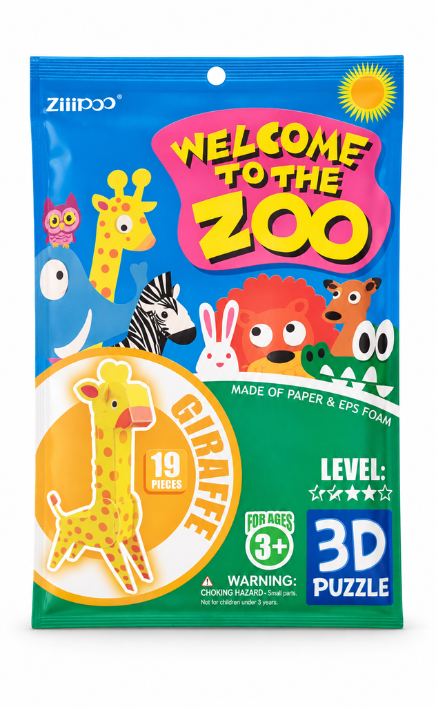 ROMPECABEZAS 3D DE JIRAFA