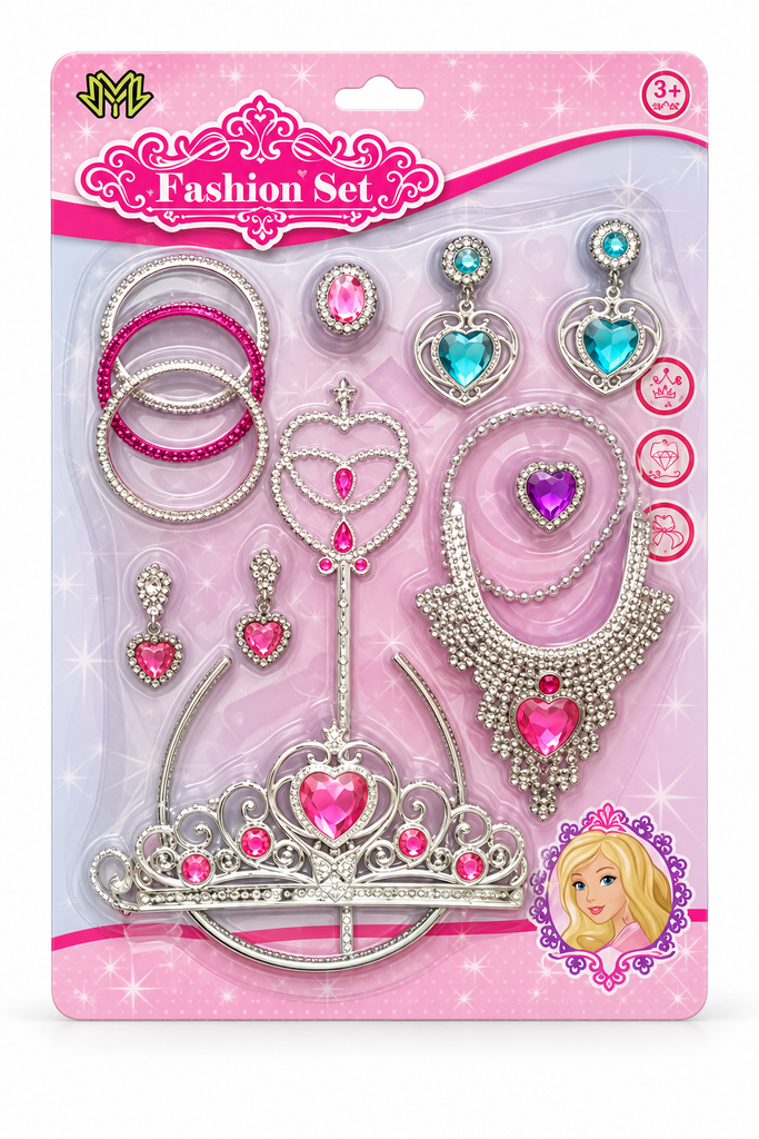 SET DE JOYAS DE PRINCESA DE JUGUETE (A60493)