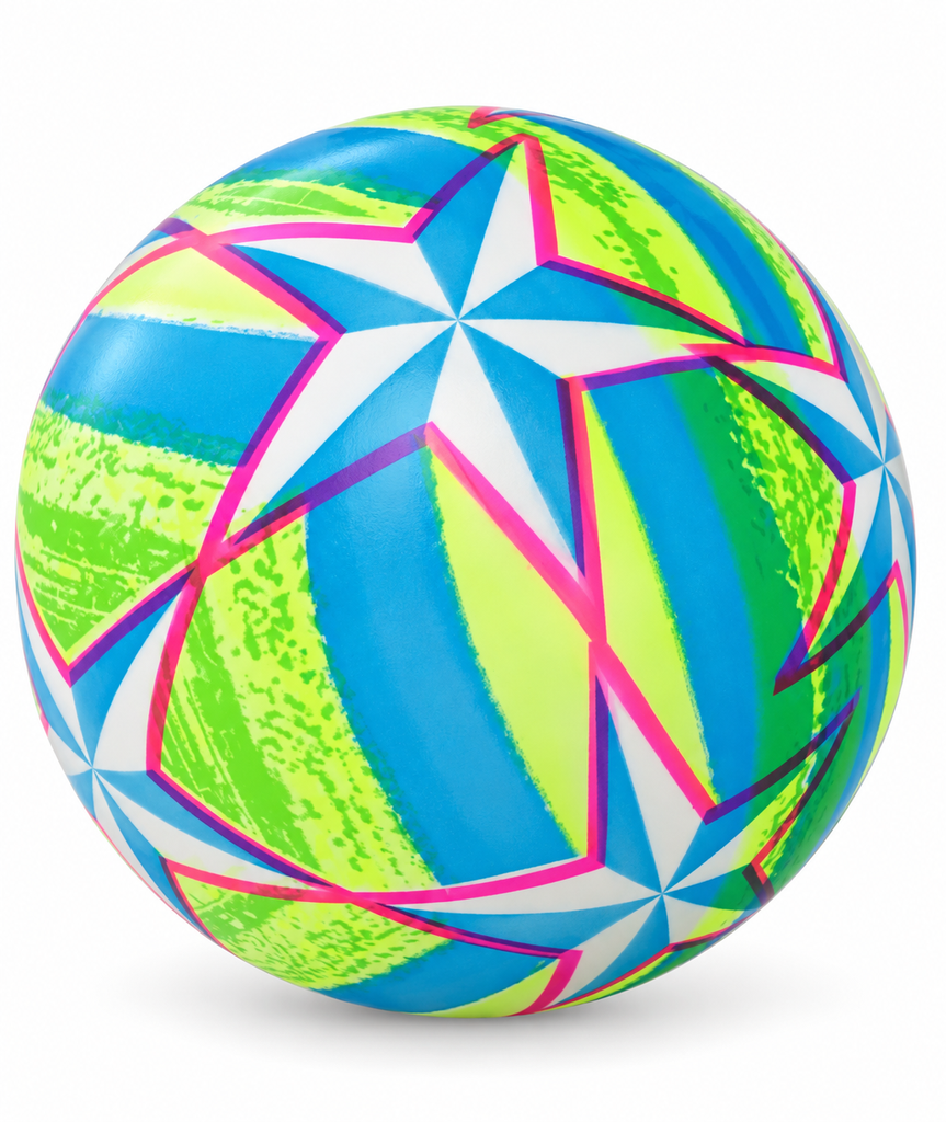 PELOTA CON DISEÑO DE ESTRELLA(A82303)