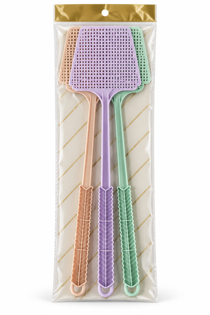 MATAMOSCA DE PLASTICO 3PCS （A62555）
