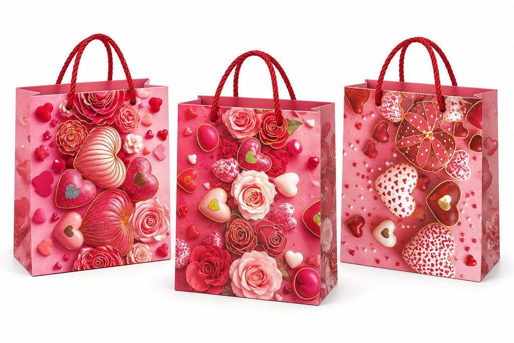 BOLSA DE REGALO DE CORAZON