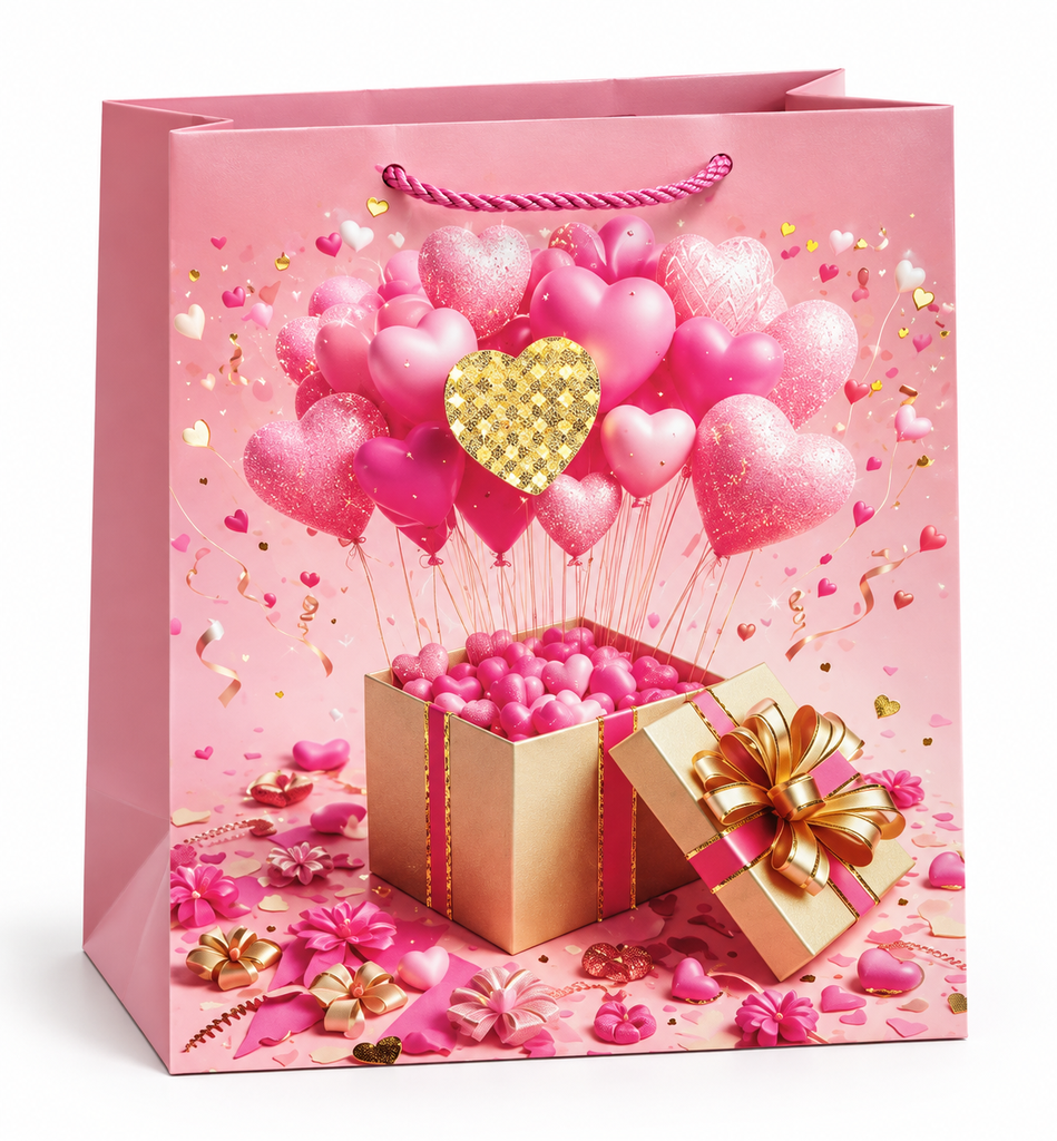 BOLSA DE REGALO DE CORAZON