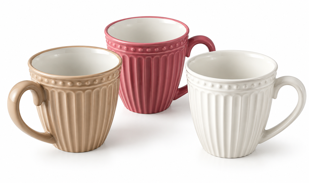 TAZA DE CERÁMICA ACANELADA A59134