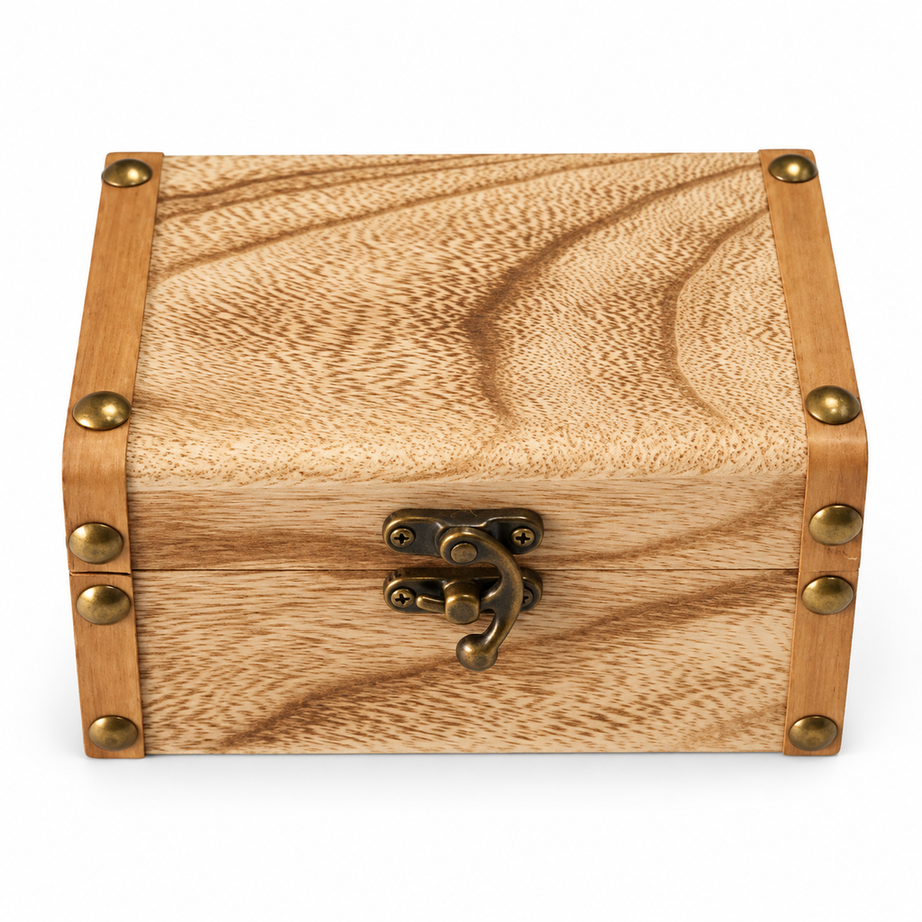 SET CAJA DE MADERA RECTANGULO JUEGO