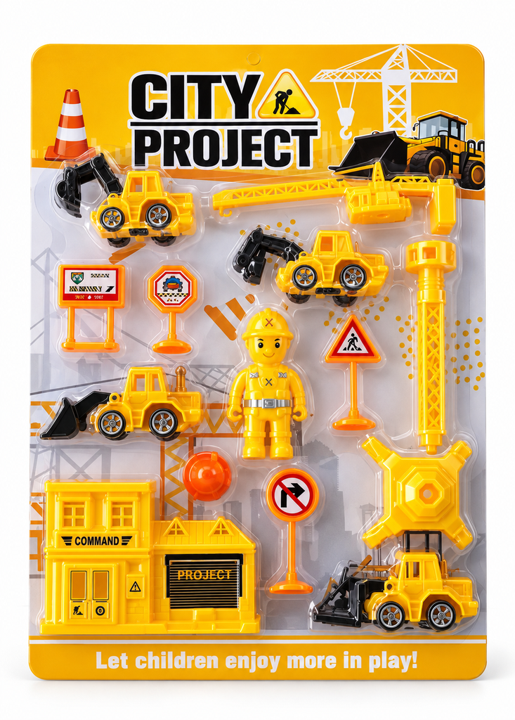 SET DE JUGUETE DE CONSTRUCCION CITY PROJECT