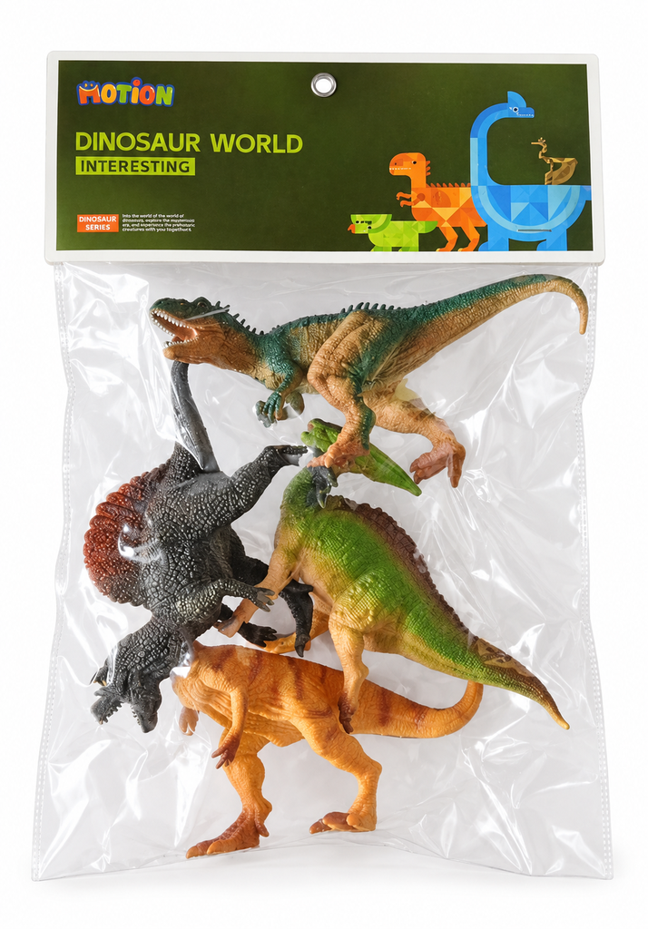 JUGUETE DE DINOSAURIO EN BOLSA